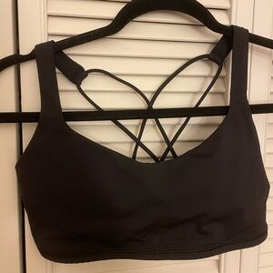 LULULEMON Sport Bra Double Strap Criss Cross Back Detail!